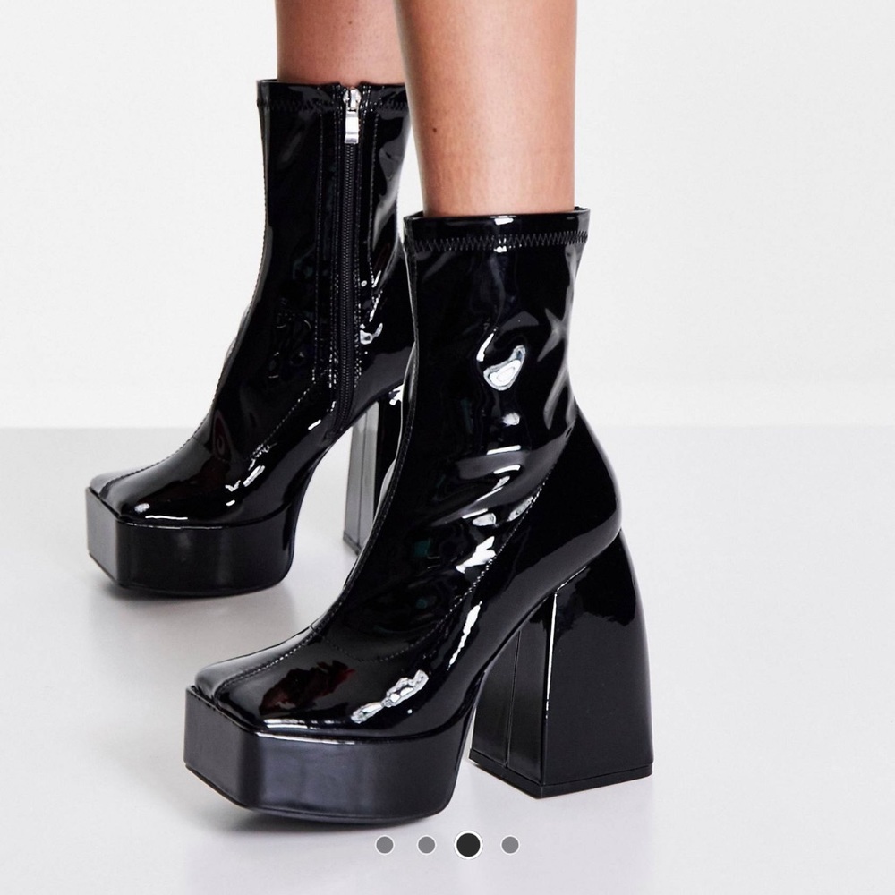 Public desire black patent platforms 9